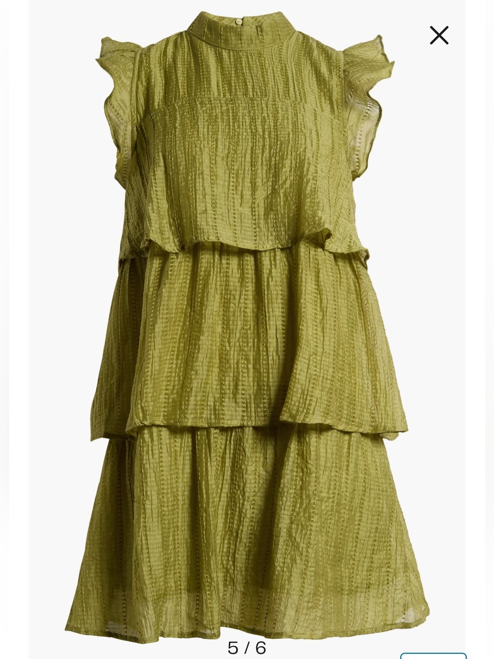 Mile Mae Ruffle Texture Minidress
